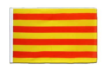 Katalonien Flagge - 60 x 90 cm Hohlsaum ECO