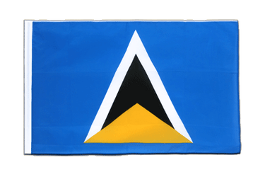 St. Lucia Hohlsaum Flagge ECO 60 x 90 cm