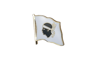 Corse Pin's drapeau 2 x 2 cm