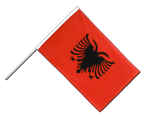 Stockflagge Albanien - 60 x 90 cm ECO