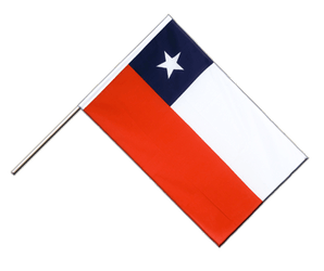 Chile Hand Waving Flag ECO 2x3 ft