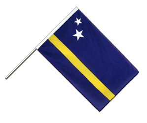 Curacao Hand Waving Flag ECO 2x3 ft