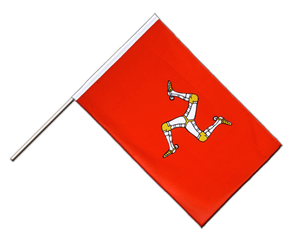 Isle of Man Stockflagge ECO 60 x 90 cm