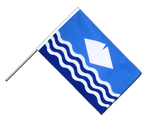 Isle of Wight Hand Waving Flag ECO 2x3 ft