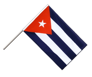 Drapeau sur hampe ECO Cuba 60 x 90 cm