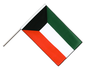 Kuwait Hand Waving Flag ECO 2x3 ft