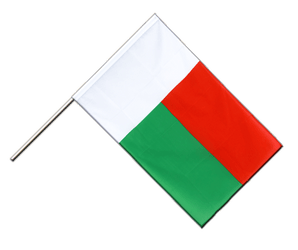 Madagascar - Hand Waving Flag ECO 2x3 ft