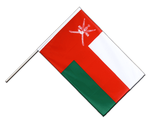 Oman Stockflagge ECO 60 x 90 cm