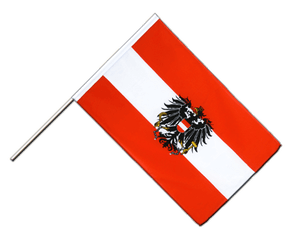 Österreich Adler Stockflagge ECO 60 x 90 cm