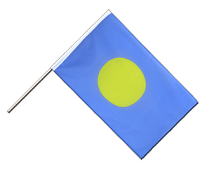 Hand Waving Flag Palau - 2x3 ft ECO