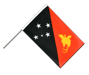 Drapeau Papouasie-Nouvelle-Guinée sur hampe ECO - 60 x 90 cm