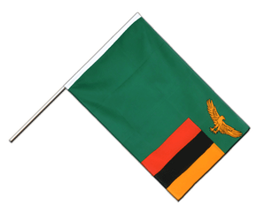 Hand Waving Flag Zambia - 2x3 ft ECO