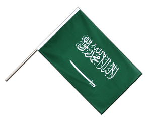 Hand Waving Flag Saudi Arabia - 2x3 ft ECO