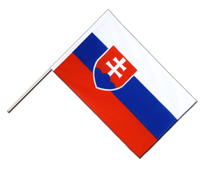 Hand Waving Flag Slovakia - 2x3 ft ECO