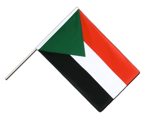 Hand Waving Flag Sudan - 2x3 ft ECO