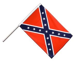 Drapeau confédéré USA Sudiste sur hampe ECO - 60 x 90 cm