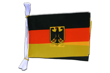 Mini Guirlande Allemagne Dienstflagge - 15 x 22 cm, 3 m