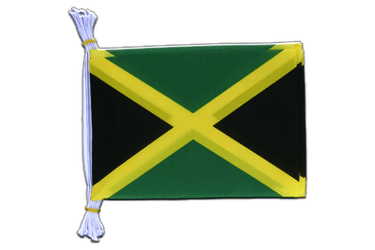 Jamaica Flag Bunting 6x9", 3 m