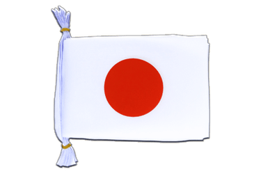 Japan Flag Bunting 6x9", 3 m