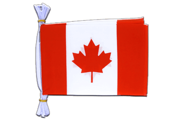 Canada Mini Guirlande fanion 15 x 22 cm, 3 m