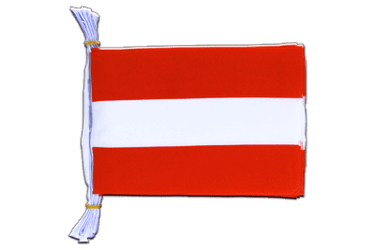 Austria Flag Bunting 6x9", 3 m
