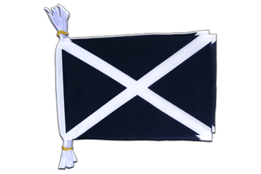 Scotland navy Flag Bunting 6x9", 3 m