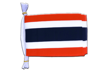 Thailand Flag Bunting 6x9", 3 m