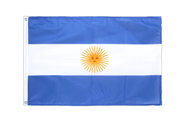 Argentinien Hissfahne VA Ösen 60 x 90 cm