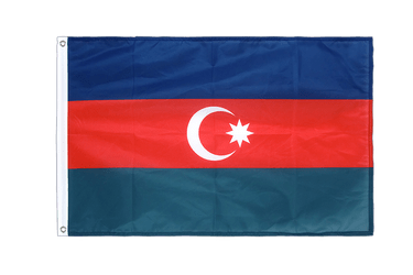 Aserbaidschan Hissfahne VA Ösen 60 x 90 cm