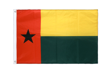 Guinea Bissau Hissfahne - 60 x 90 cm VA Ösen PRO