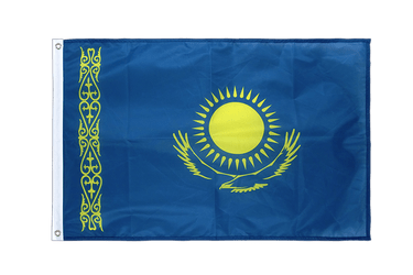 Kasachstan Hissfahne - 60 x 90 cm VA Ösen PRO