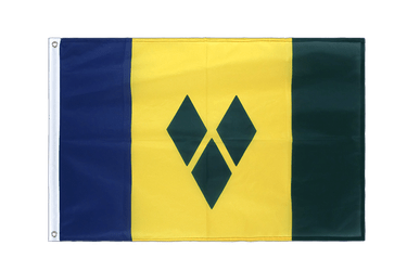St. Vincent und die Grenadinen Hissfahne - 60 x 90 cm VA Ösen PRO