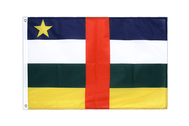 Zentralafrikanische Republik Hissfahne - 60 x 90 cm VA Ösen PRO