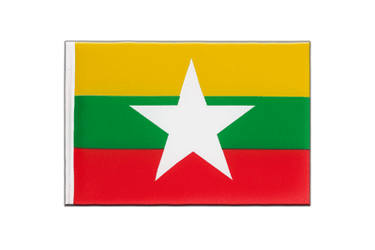 Minifahne Myanmar - 15 x 22 cm