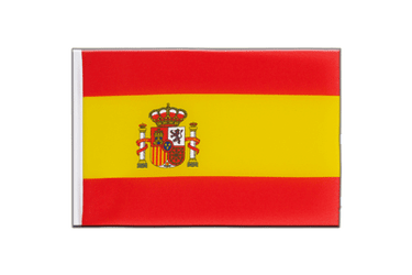 Spain with crest Little Flag 6x9"