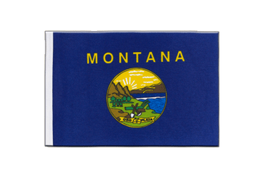 Montana Drapeau en satin 15 x 22 cm