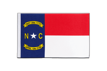 North Carolina Satin Flagge 15 x 22 cm