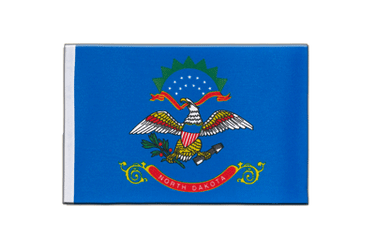 North Dakota Flagge - 15 x 22 cm Satin