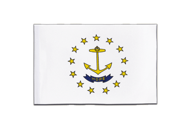 Rhode Island Satin Flag 6x9"