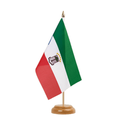 Equatorial Guinea Table Flag 6x9", wooden