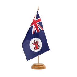 Tischflagge Tasmania - 15 x 22 cm Holz