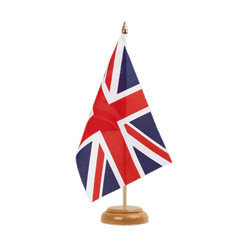 Holz Tischflagge Großbritannien 15 x 22 cm