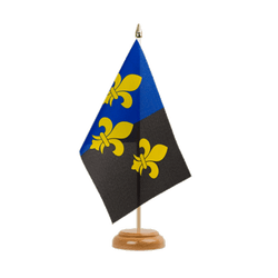 Great Britain Monmouthshire Table Flag 6x9", wooden