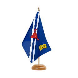 Oxfordshire Table Flag 6x9", wooden