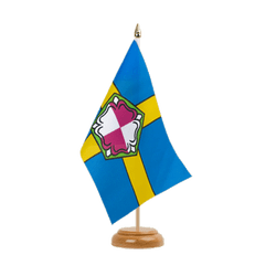 Pembrokeshire Table Flag 6x9", wooden