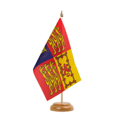 Great Britain Royal Table Flag 6x9", wooden