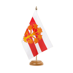 Westmorland Table Flag 6x9", wooden