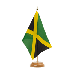 Jamaica Table Flag 6x9", wooden