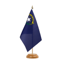 Tischflagge Nevada - 15 x 22 cm Holz