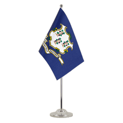 Connecticut Satin Tischflagge 15 x 22 cm